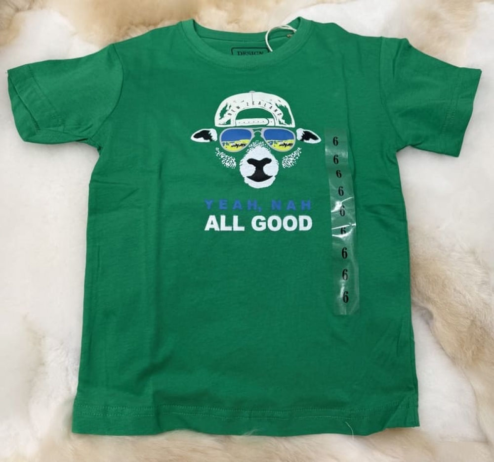 新西兰100%纯棉“最酷小羊”儿童T恤（多尺码可选）