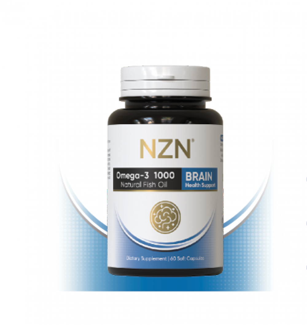 NZN 高纯度深海鱼油胶囊 – 每粒1000mg (60粒/瓶)