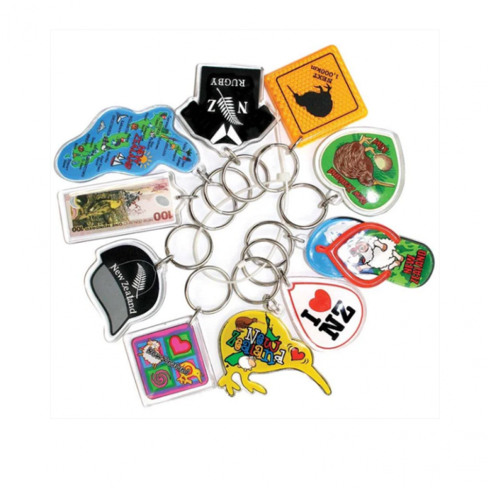 新西兰款式钥匙扣混装包（10个装）