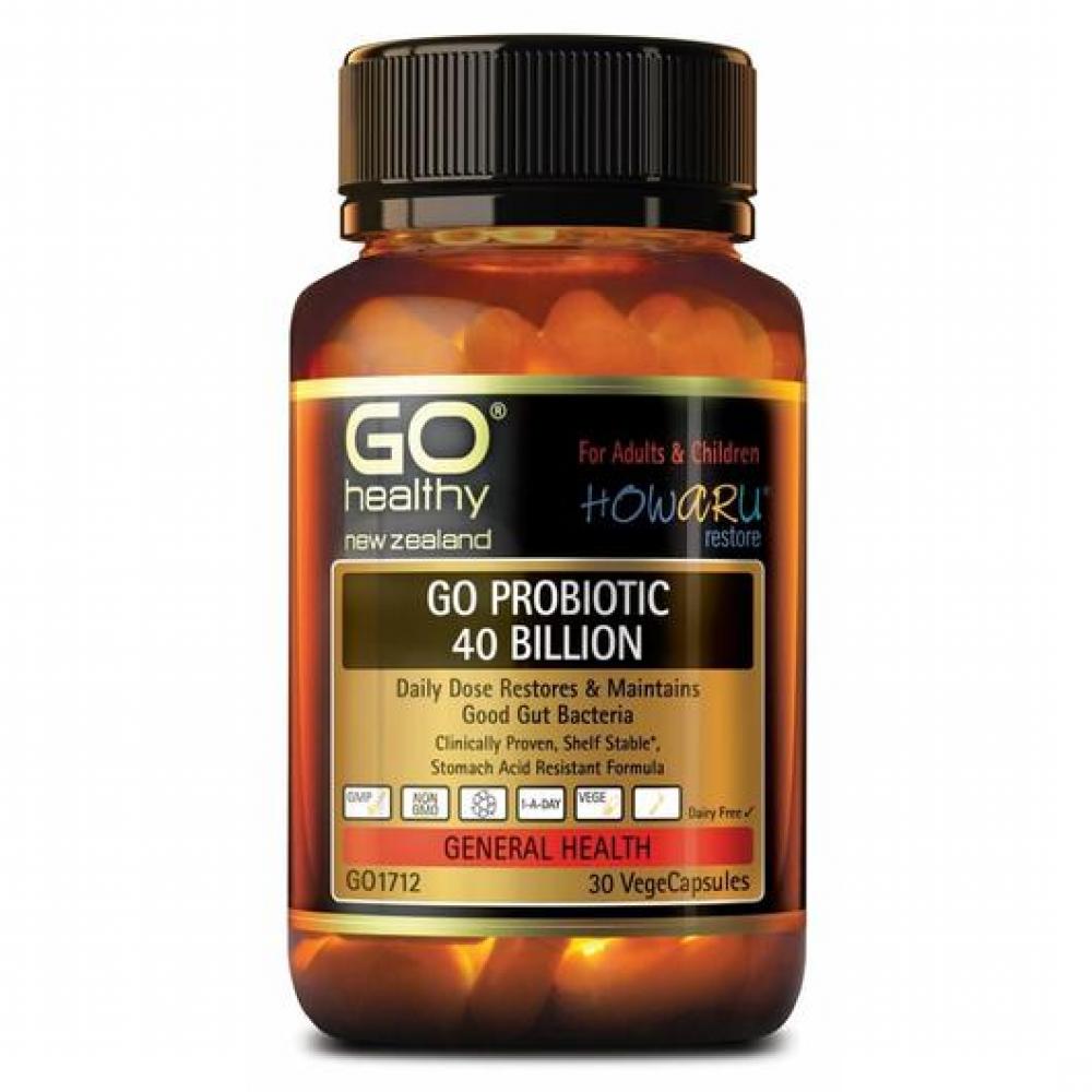 【同品牌买4赠1】 GO Healthy 高之源 400亿 益生菌胶囊 30粒