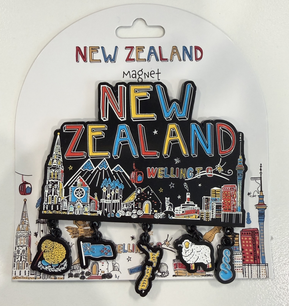 新西兰复古新西兰风情冰箱贴