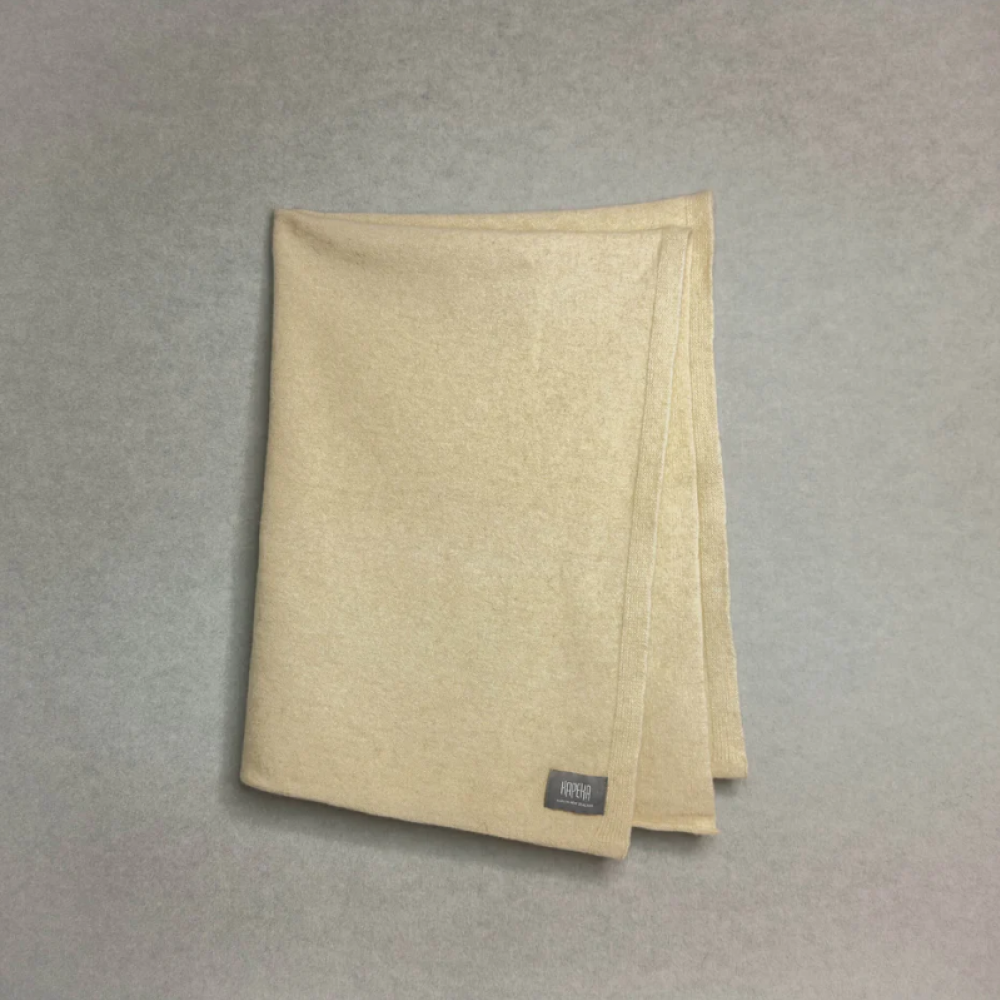 【KAPEKA买四赠一可混搭】 Kapeka婴儿美丽诺羊毛袋貂毛真丝混纺毯（自然白色/浅米色）专为0-12月Baby设计