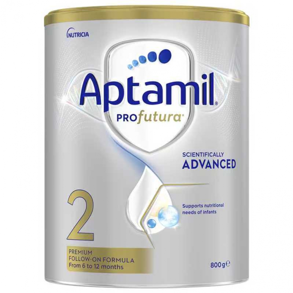 【包邮】爱他美白金婴幼儿奶粉2段1箱6桶