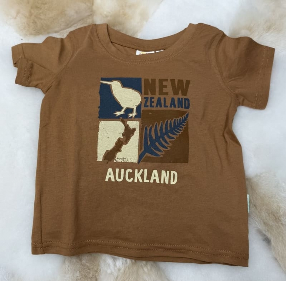 新西兰儿童纯棉T恤-奥克兰特别款（多尺码可选）