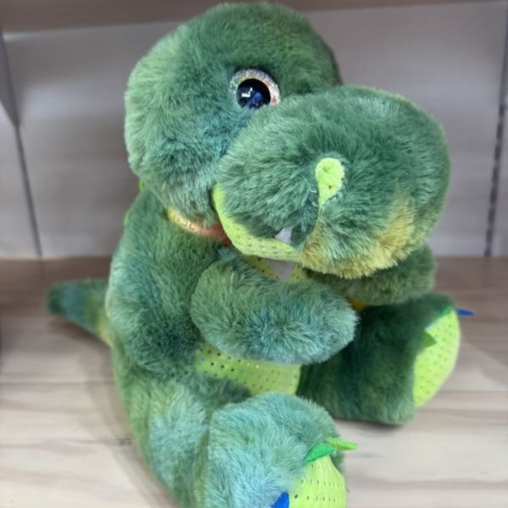 新西兰绿色恐龙毛绒玩偶 25cm
