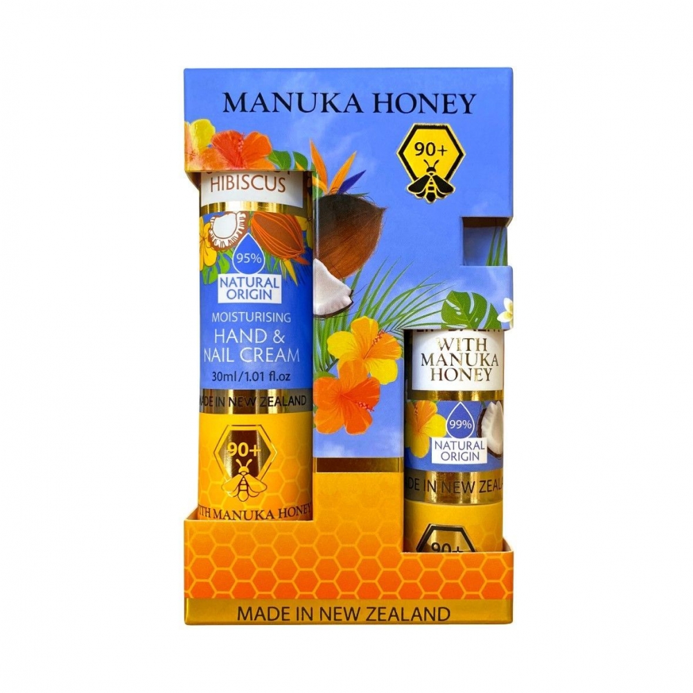 【同品牌买三赠一可混搭】 The Natural Land 椰子木槿护手霜 & 润唇膏 2件套