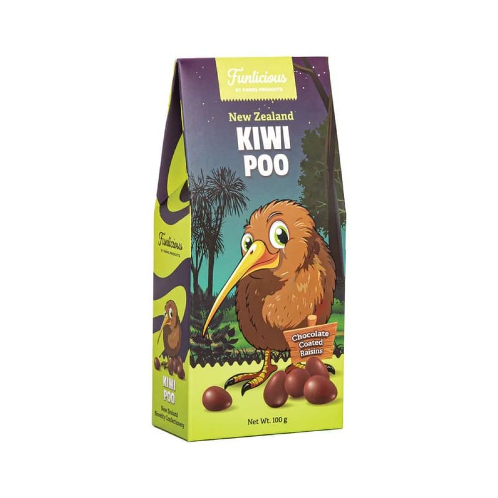 【同品牌巧克力买三赠一】 新西兰KIWI POO创意趣味巧克力 100g