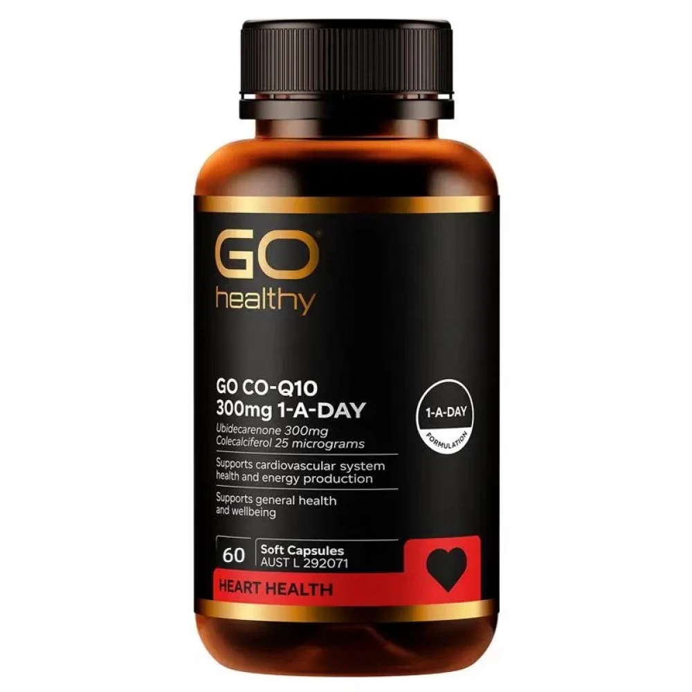 【同品牌买4赠1】 Go Healthy 高之源 辅酶Q10 300毫克60粒