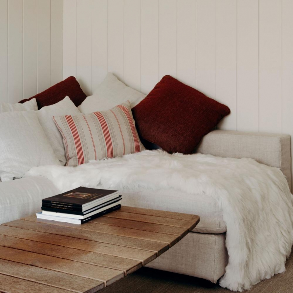 【买1赠1羊驼毛靠枕套】 长毛苏瑞羊驼毯 尺寸 0.7 x 1.8 多款式可选