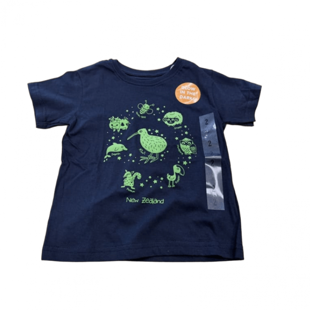 新西兰儿童夜光T恤100%纯棉（多尺码可选）