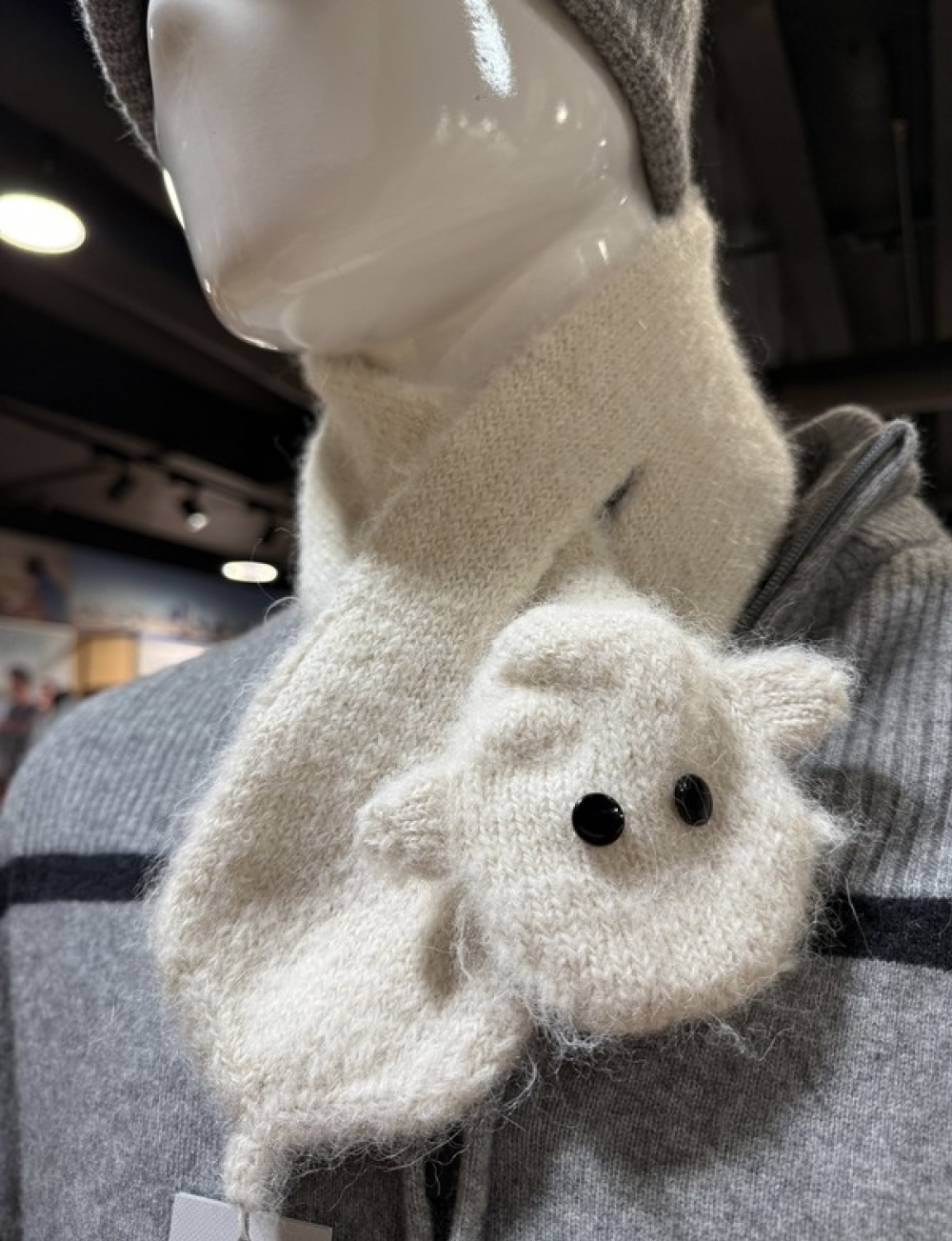 【KAPEKA买四赠一可混搭】 Kapeka 羊驼毛小羊围巾领结