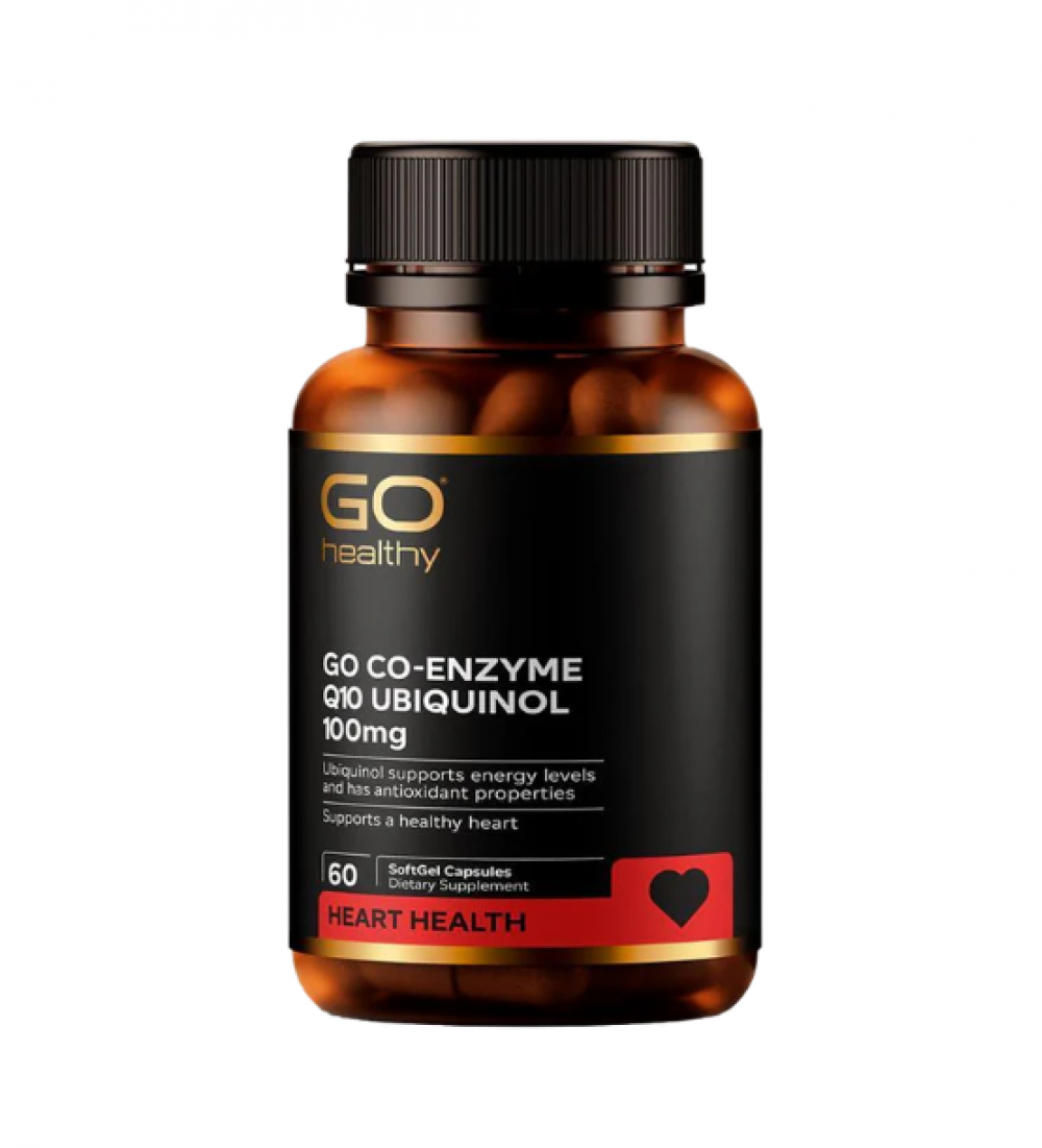 【同品牌买4赠1】 Go Healthy 高之源 泛醇还原型辅酶 Co-Q10 Ubiquinol 100mg 60粒