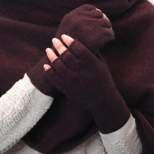 【KAPEKA买四赠一可混搭】 新西兰美丽诺羊毛无指手套（多色可选）