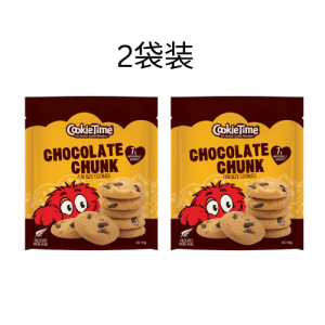 Cookie Time 巧克力大块曲奇饼干 （2袋装，7饼干/装）每块饼干独立包装