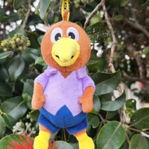 新西兰超可爱的KIWI几维鸟毛绒玩具挂饰（15厘米）