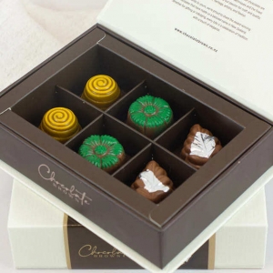 新西兰巧克力三口味礼盒 手工制作 （6块装）