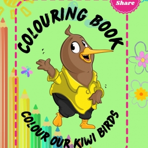 新西兰《彩绘我们的 Kiwi 鸟》｜创意涂色书