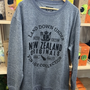 新西兰复古绒感印花卫衣（多尺码可选）