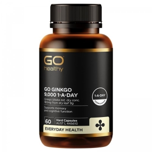 【同品牌买4赠1】 GO Healthy 银杏叶 9,000+ 胶囊 30粒