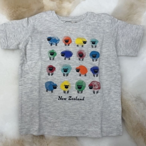 新西兰100%纯棉儿童T恤 | 新西兰奇异鸟全家族（多尺码可选）