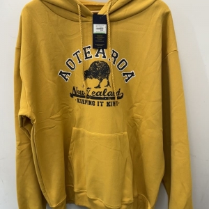 新西兰Keeping it Kiwi 芥末黄套头连帽卫衣（多尺码可选）